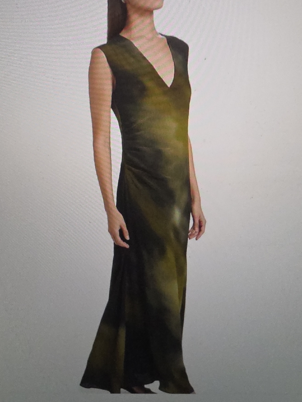 MARIA CHER Varela Mika Silk Abstract Dress Size XS $795
